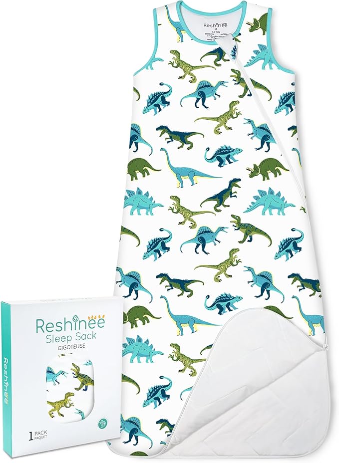 Bamboo Viscose Sleep Sack for Babies and Toddlers 1.0 Tog Wearable Blanket 2-Way Zipper Baby Shower Gifts