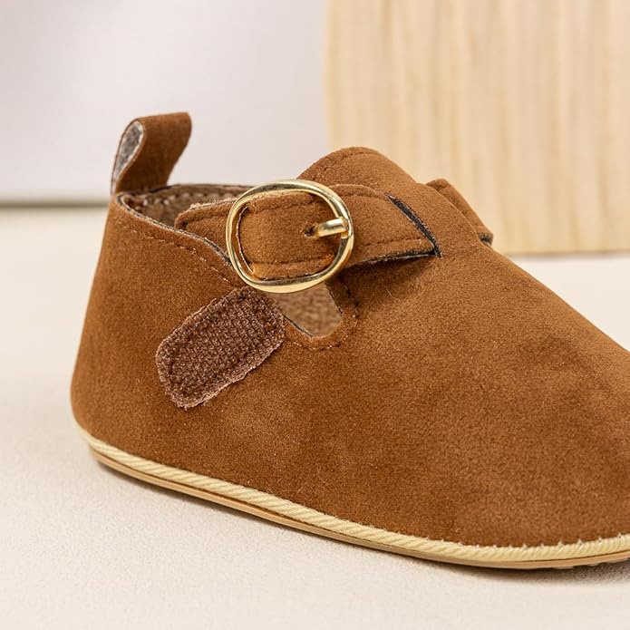 Baby Unisex Warm Snow Boots Newborn Leather Fur Lace Up Ankle Anti-Slip Rubber Texture Sole Toddler Prewalker Winter Crib Shoes