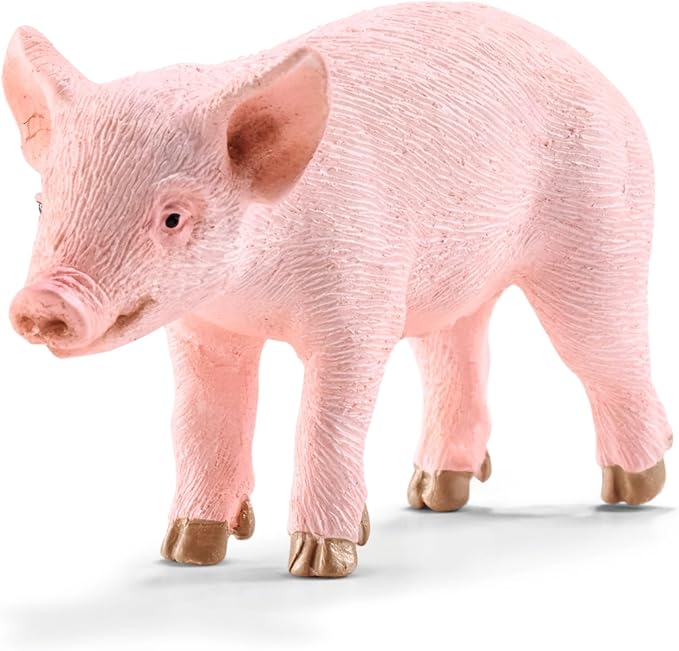 Schleich Farm World - 6 PC Baby Farm Animal Playset with Puppy, Lamb, Goat, Piglet, Calf and Donkey Toys - Realistic Barnyard Figurines - Fun Educational Figures for Kids and Toddlers Ages 3+