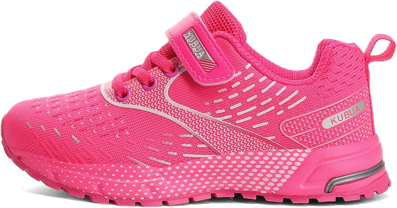 KUBUA Kids Sneakers for Boys Girls Running Tennis Shoes Lightweight Breathable Sport Athletic