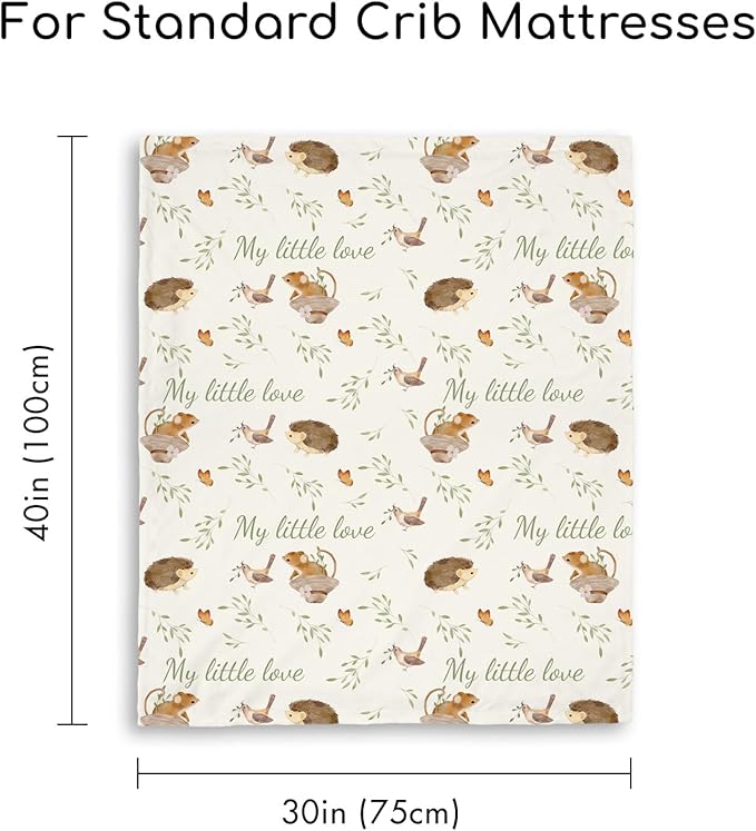 Baby Blankets for Newborn - Nursery Minky Blankets Super Soft for Boys Girls, Infant Toddler Blanket with Double Layer Dotted Backing for Baby Crib Stroller, 30 x 40 Inch, Animal World