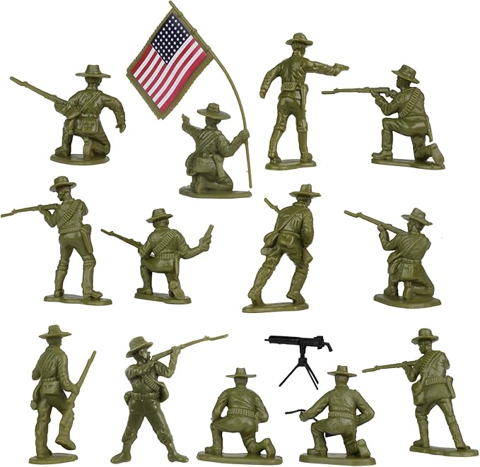 BMC Border Wars US Army vs. Mexican Villistas - 34pc Soldier Figures