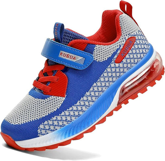 KUBUA Kids Sneakers for Boys Girls Running Tennis Shoes Lightweight Breathable Sport Athletic