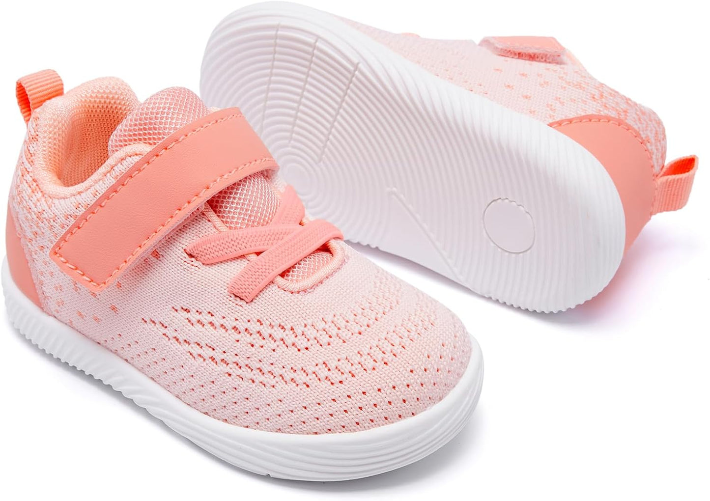 MORENDL Toddler Sneakers Baby Boys & Girls Barefoot Shoes Lightweight Breathable Walking Running Tennis Athletic Sport Shoes