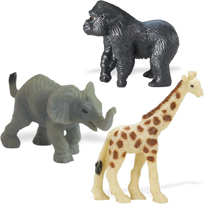 Safari Ltd. Wild Fun Pack - Mini Figures of Wild Animals - Educational Toy Set for Boys, Girls, and Kids Ages 5+