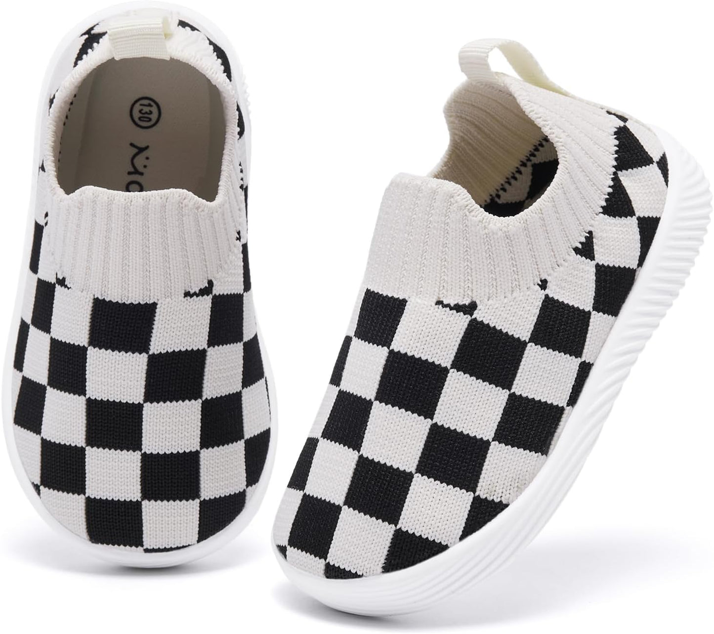 MORENDL Baby Toddler Walking Socks Non-Slip Breathable Unisex Casual Sneakers