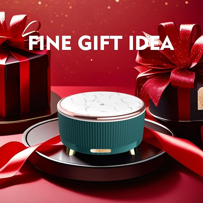 500ML Essential Oil Diffuser: Ultrasonic Aroma Diffuser with Remote Control for Spa Hotel Yoga Room - Humidifier for Bedroom with 7-Color Night Lights & Auto Shut-Off for Nursery/Women Home Relaxation