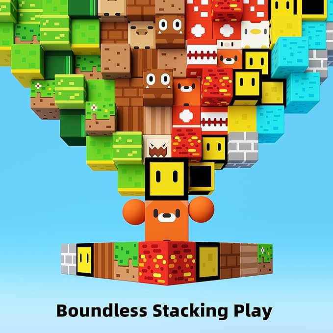 GobiDex Magnetic Blocks Kids Building Toys for Boys Girls 3+, Game-Based Build MagWonder with Magnet Construction Toys, Upgraded STEM Sensory Gift for Birthday (1 inch)