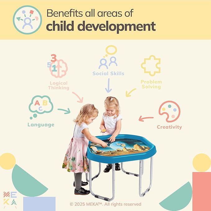 MEKA Tuff Tray Set for Sensory Play