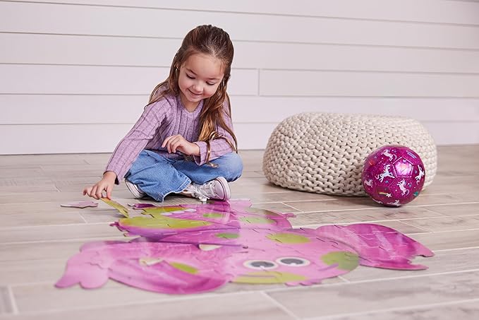 Crocodile Creek Above + Below 48-Piece Jigsaw Floor Puzzle - Fun Floor Puzzles for Kids Ages 4-8, Jumbo Elephant