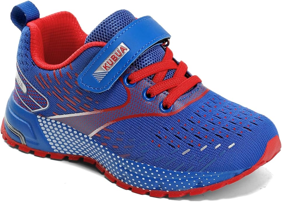 KUBUA Kids Sneakers for Boys Girls Running Tennis Shoes Lightweight Breathable Sport Athletic
