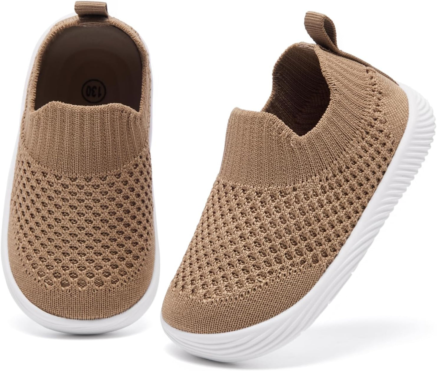 MORENDL Baby Toddler Walking Socks Non-Slip Breathable Unisex Casual Sneakers