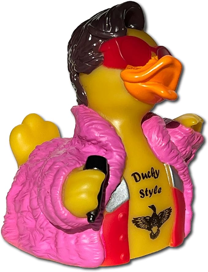 CelebriDucks - Ducky Style - Watermelon Waddle - Floating Rubber Ducks - Collectible Bath Toy Gift for Kids & Adults of All Ages