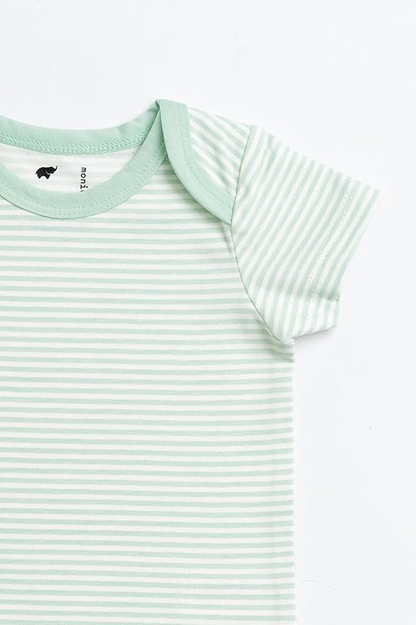 MONICA + ANDY Baby Organic Short Sleeve Jack + Jill Bodysuit