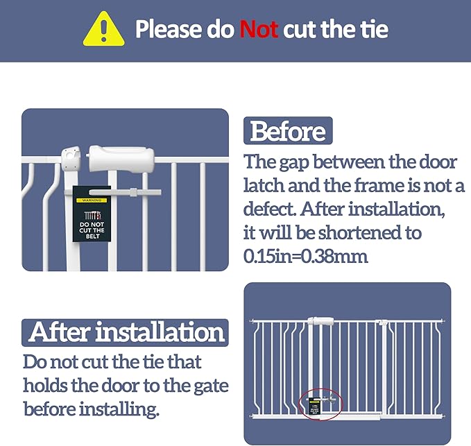 Extra Wide Baby Gates for Doorways 62.20"-71.65" Extra Wide Baby Gate Dog gate Pressure Mounted No Drilling with Walk-Through, Auto-Close & Dual-Direction Swing for Large Wide Opening White