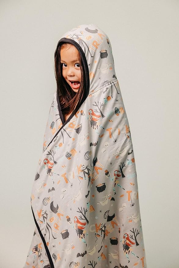 Copper Pearl Premium Big Kid Hooded Towel 'Nightmare Before Christmas' - One Size