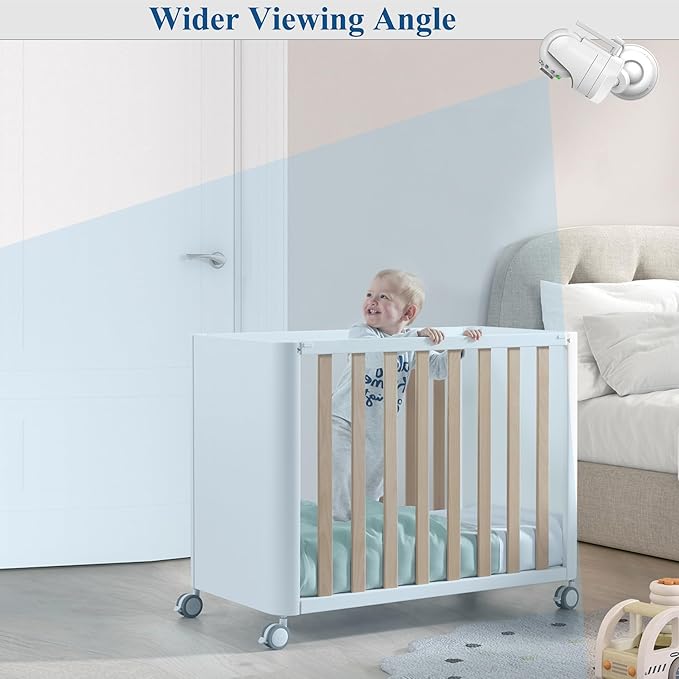 Adjustable Baby Camera Monitor Wall Mount Stand Holder Compatible with Infant Optics DXR-8 and DXR-8 Pro Cameras with 1/4" Threaded Hole Cameras,Flexible Baby Cameras Holder Easy to Install