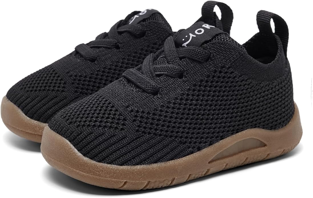 MORENDL Toddler Shoes Baby Walking Sock Shoes Infant Sneakers 0-4 Years Boy Girl Barefoot Tennis Shoe Non-Slip Brethable