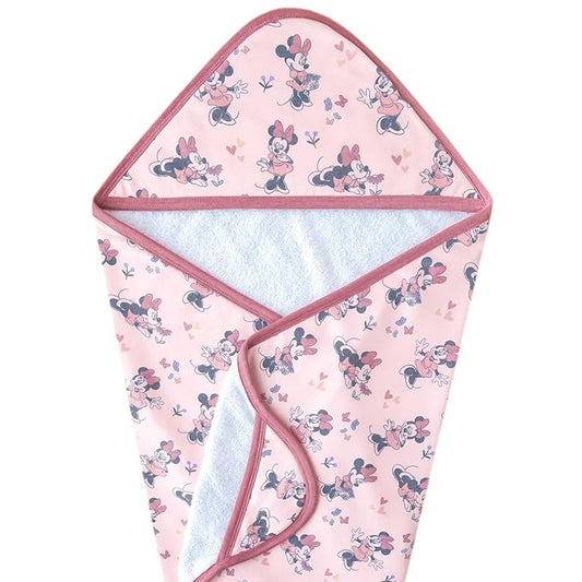 Premium Knit Hooded Bath Towel "Minnie Mouse" by Copper Pearl