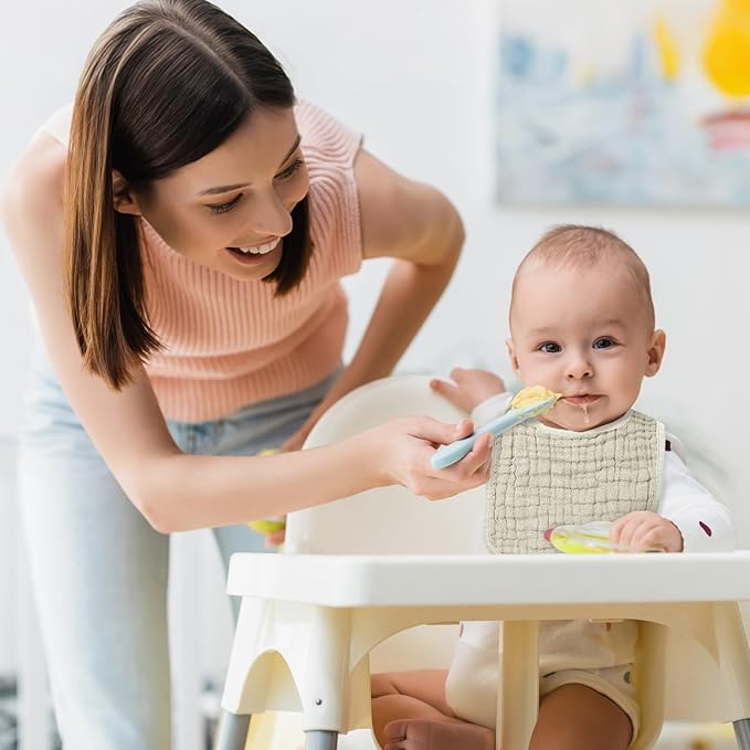 Tallew 8 Pack Muslin Burp Cloths and Baby Bibs for Boy Girl 20" x 10" Cotton Baby Bandana Drool Bibs Muslin Burp Cloths Absorbent Rag for Newborn Toddler Infant Gifts(Dark Pink)