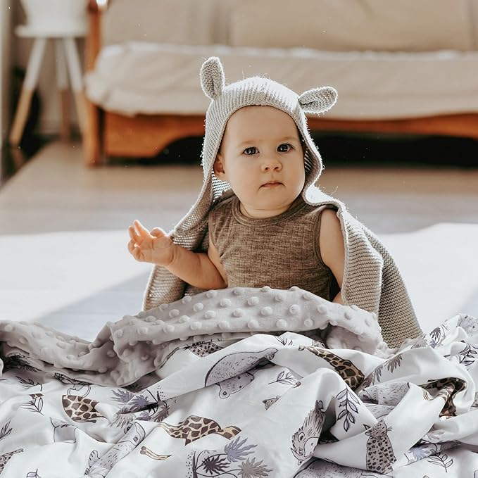 Soarwg Kids Baby Blanket Unisex Newborn, Super Soft Comfy Blankets, for Toddler Baby Nursery Bed Blanket Stroller Crib Shower Gifts, 30 x 40 Inch