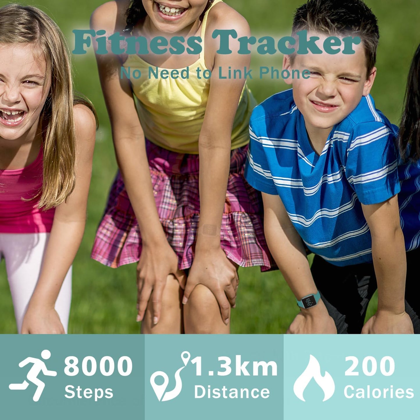 Kids Watches for Girls Boys Digital Sport Watch with Step Counter Pedometer Vibration Alarm Clock, No App Waterproof Fitness Tracker Kids Watch Boys Girls Teens Students Ages 5-16