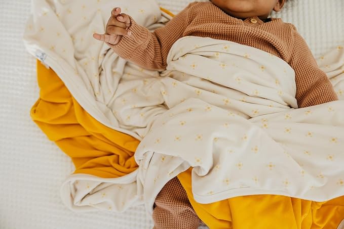 Copper Pearl Three-Layer Baby Blanket: Soft Baby Quilts for Boys and Girls | Breathable, Cozy, Toddler Blanket | Baby Quilt for Newborns | 46x46 Premium Polyester/Rayon | Santa Fe