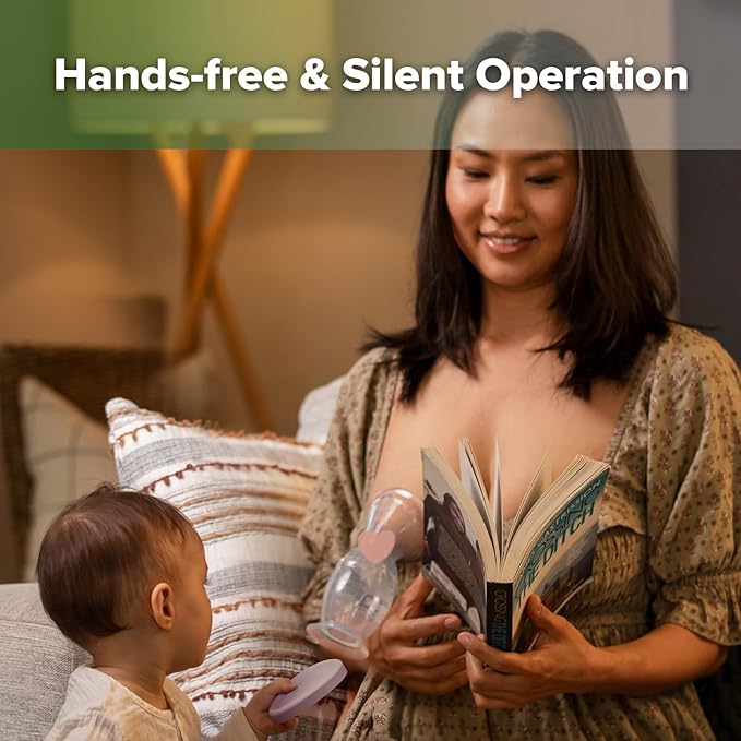 haakaa Manual Breast Pump & Silicone Cap Combo for Nursing Mom (Lavender, 5oz. with Base)