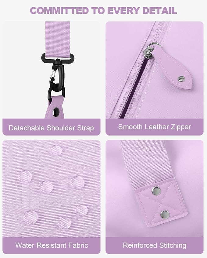 Travel Duffle Bag, Waterproof Weekender Overnight Hospital Bags for Women Men with Toiletry Bag Lightweight Carry on Personal Item Duffle Gym Bag for Travel, Airplanes, Sports