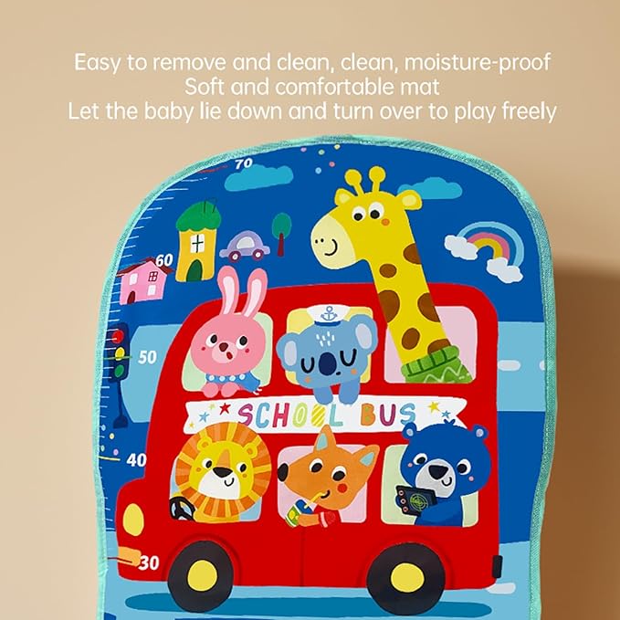 Baby Play Mat Baby Gym,Play Piano Tummy Time Baby Activity Mat, Music and Lights Boy & Girl for Newborn 0 to 3 6 9 12 Months