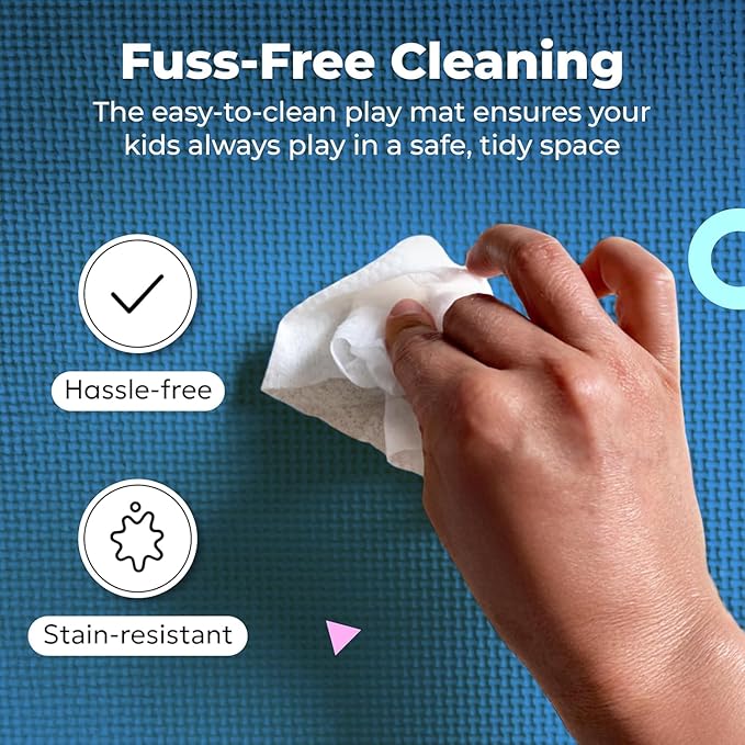 MioTetto Baby Play Mat, Soft Foam Floor Tiles for Kids. Adjustable Interlocking Foam Tiles, Fits with 74x74 Playpen Baby mat for Crawling & Development, Safe & Non-Toxic Playmat for Babies 6-12 Months