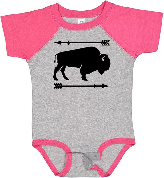 inktastic Buffalo Cute Animal Western Baby Bodysuit
