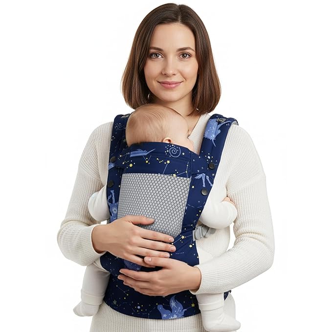 Unicorn Infant Baby Front Carrier, Toddler Body Carrier, 7-66 Lbs Ergonomic Design, Lumbar Support, Lightweight Baby Chest Carriers (3-36 Months)