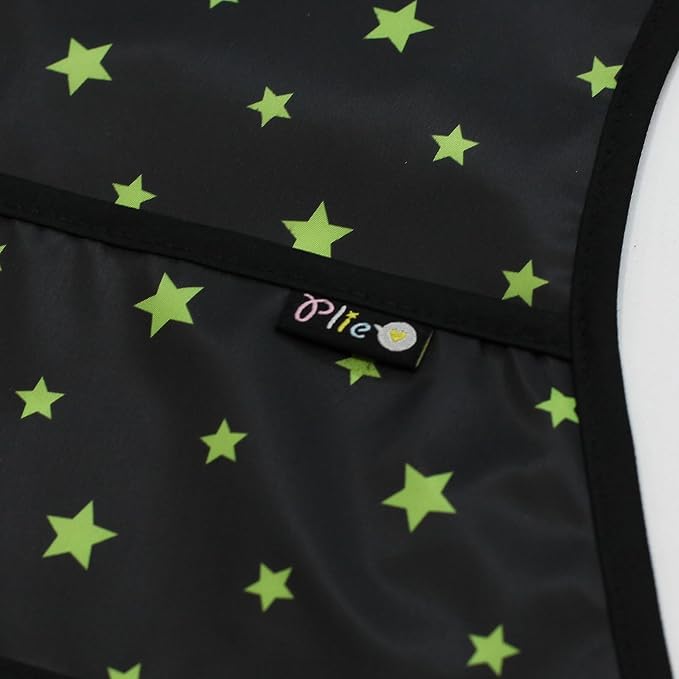 Full Coverage Waterproof Feeding Bib for Toddlers – Extra Long Apron Bib for Mealtime, Self-Feeding, BPA-Free