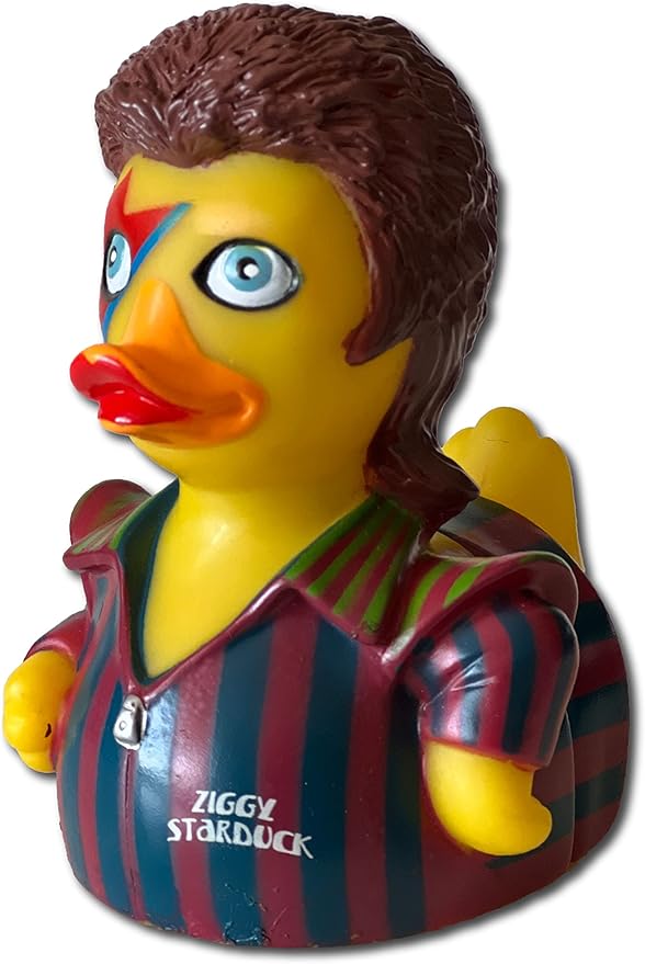CelebriDucks - Ziggy Starduck - Pond Control to Mallard Tom - Floating Rubber Ducks - Collectible Bath Toy Gift for Kids & Adults of All Ages