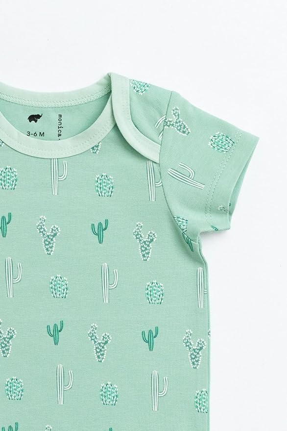 MONICA + ANDY Baby Organic Short Sleeve Jack + Jill Bodysuit