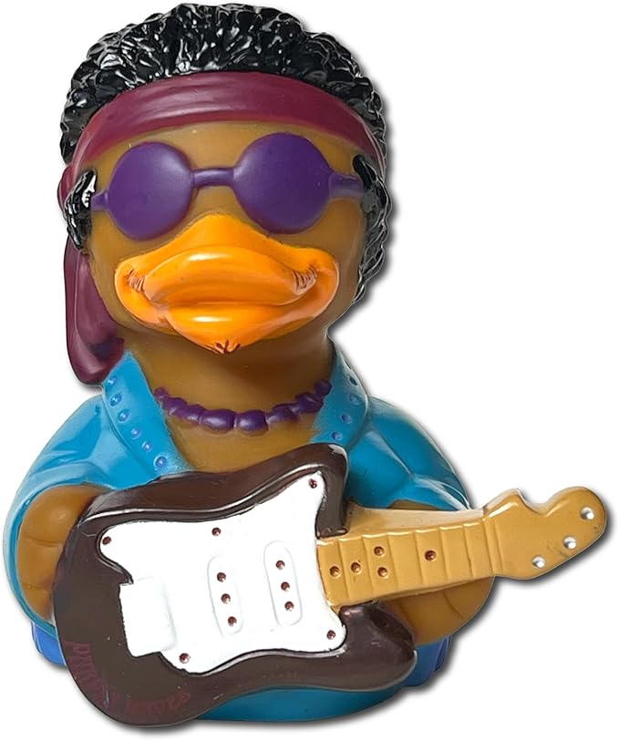 CelebriDucks - Purple Waves - Floating Rubber Ducks - Collectible Bath Toy Gift for Kids & Adults of All Ages