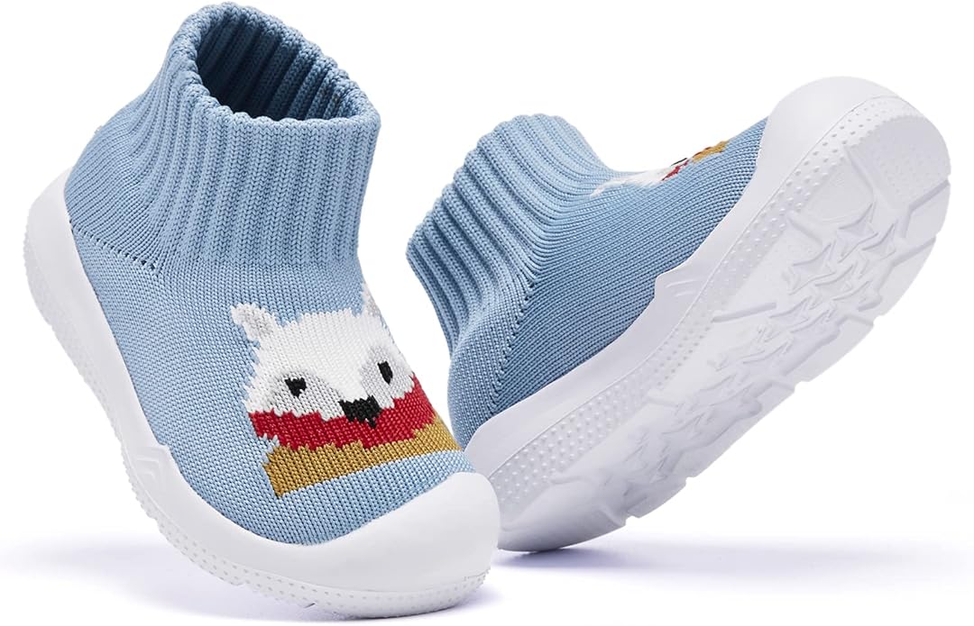 MORENDL Toddler Sock Shoes Baby Walking Shoes Infant Slippers Boys & Girls Non-Slip Sneakers