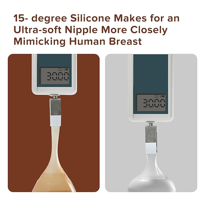 Thyseed PPSU Natural Anti-Colic Baby Bottles | Newborn Breast Like Nursing Bottle for Breastfed Babies with Nipple (0+ Months),8oz,1pack