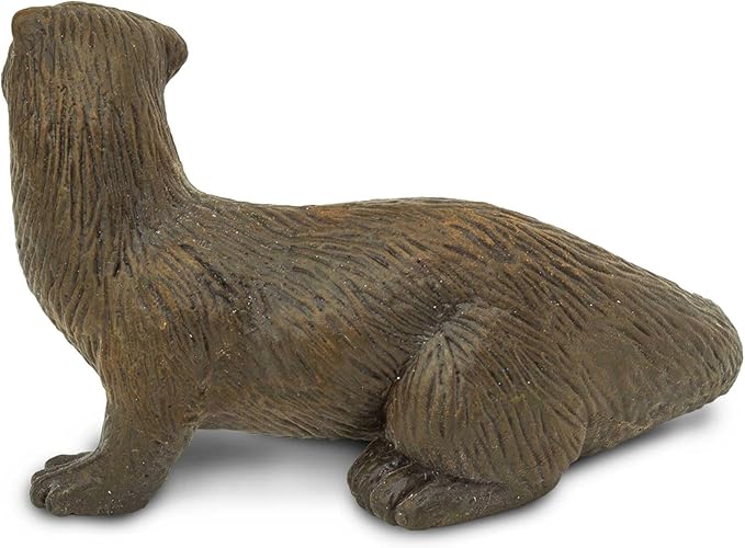 Safari Ltd. River Otter Figurine - Realistic 3" Wildlife Figure - Educational Toy for Boys, Girls, and Kids Ages 3+