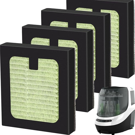 4 Pack HEPA Filter Replacement for Baby Brezza Bottle Washer Pro Only, HEPA Filter Replacement Parts Compatible with Baby Brezza Baby Bottle Dryer