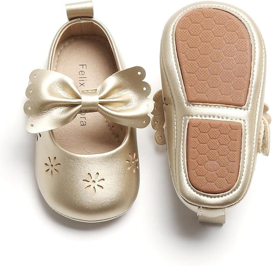 Soft Sole Baby Shoes - Infant Baby Walking Shoes Moccasins Rubber Sole Crib Shoes