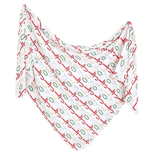 Copper Pearl Large Premium Knit Baby Swaddle Receiving Blanket 'Jolly'