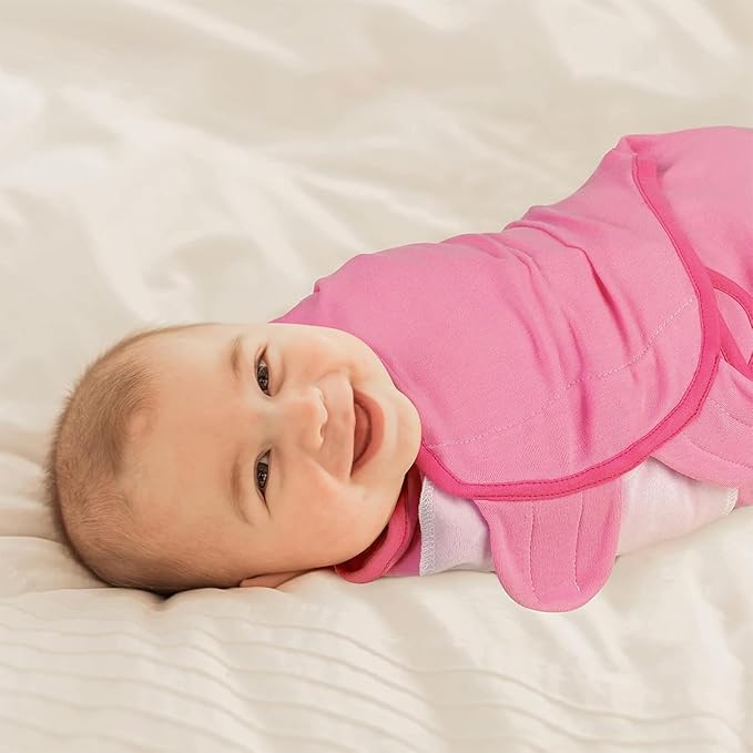 GLLQUEN BABY Swaddles for Newborns - 3 Pack Baby Adjustable Swaddle Sleep Sack for Boys and Girls 0-3 Months,Baby Wrap Swaddle Sack, Stripe & Heart, Nursery Essentials