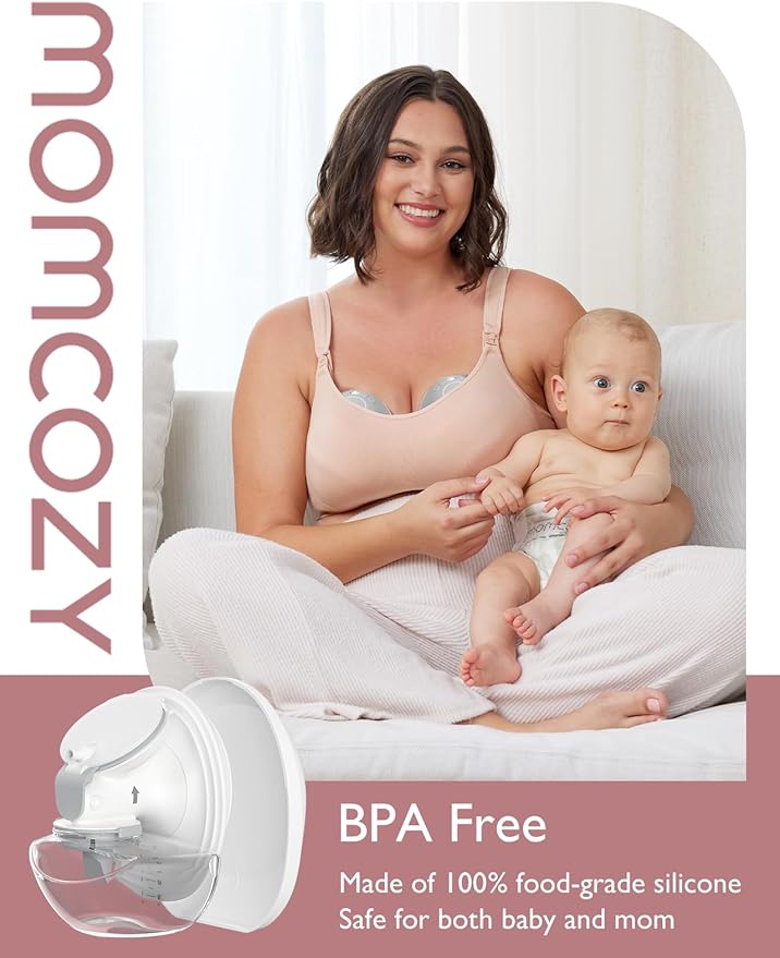 Momcozy Upgrade Original Replacement Accessories for Upgraded Mobile Flow | Upgraded M9,Original Upgraded M9 Breastfeeding Parts,Full Set Parts,1 Pack