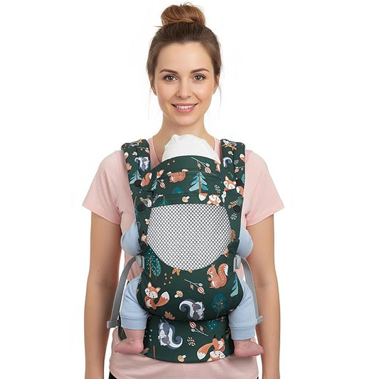 Infant Baby Front Carrier, Toddler Body Carrier, 7-66 Lbs Ergonomic Design, Lumbar Support, Lightweight Baby Chest Carriers (3-36 Months)