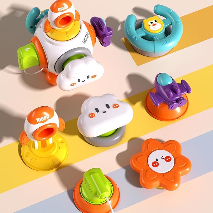 Montessori Toys for 1-3 Year Old, Baby Sensory Toys for 0-6 6-12 Months Travel Activities Busy Board Cube,Easter Basket Stuffers Gifts for 6 9 12 18 Months One 2 3 Year Old Infant Toddler Boys Girls