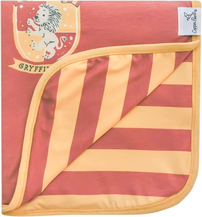 Copper Pearl Three-Layer Baby Blanket: Soft Baby Quilts for Boys and Girls | Breathable, Cozy, Toddler Blanket | Baby Quilt for Newborns | 46x46 Premium Polyester/Rayon | Gryffindor™