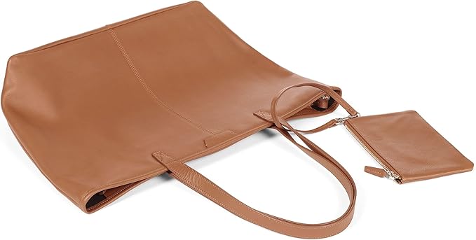 Leatherology Long Crossbody Phone Pocket – Slim Hands-Free Leather Bag with Adjustable Strap & Front Pocket for Travel