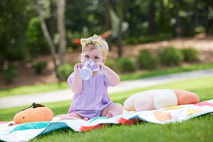 NUK Large Learner Tritan Cup, 10 oz, 8+ Months – BPA Free, Spill Proof Sippy Cup (Pack of 12)